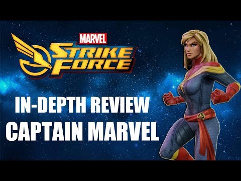 Captain Marvel In-Depth Review - Marvel Strike Force