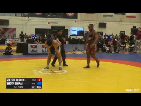 86 1/4 Final - Victor Terrell (Army (WCAP)) vs. Shota Shirai (Japan)