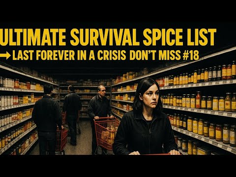 10 Spices with LONG Shelf Life — Be Ready for Any Crisis!