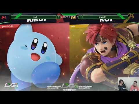 qwertz143 (Kirby/Mii Gunner) vs Voltusaur (Roy) - Smash Ultimate @ LXG 2 - Losers Finals