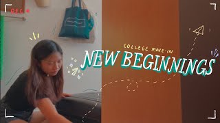 📮 NEW BEGINNINGS 🌱 🐋 college move-in & the start of the semester (uni vlog) | chrlene