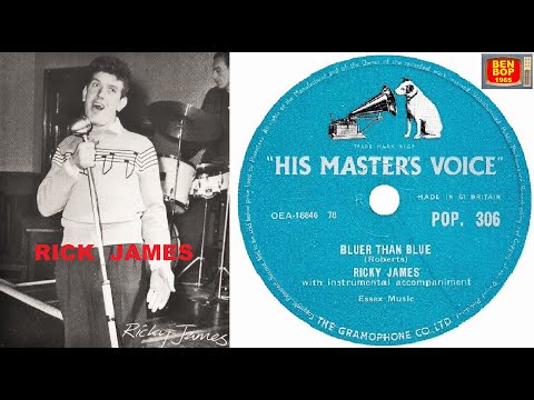 RICKY JAMES - Bluer Than Blue / Knee Deep In The Blues (1957)