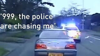 Dangerous driver calls 999 demanding police stop chasing him