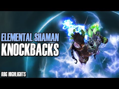 🌩️16 Thunderstorm Knockbacks: RBG Eye of the Storm - Elemental Shaman[BFA]