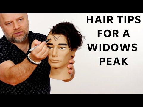 How to Fix a Widows Peak - TheSalonGuy