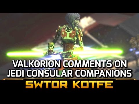 SWTOR KOTFE ► Valkorion Comments on Jedi Consular Companions (Chapter 2, Fallen Empire)