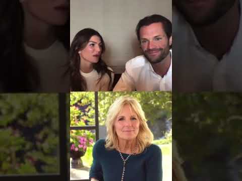 Jared & Gen Padalecki talk with Dr. Jill Biden ~ 10.30.2020