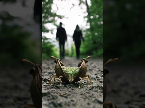 Incredible CGI Creature: The Blooming Seed Bug Animation. #flower #bird