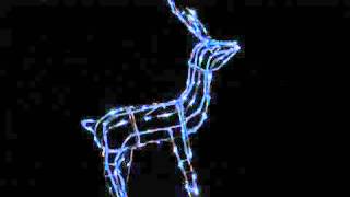 Solar LED Christmas Lights - Standing Reindeer