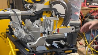 Dewalt dws779 and the rolling stand set up