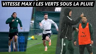 Équipe d’Algérie: préparation CAN2025 sous la pluie, Amoura & Hadj Moussa en vitesse impressionnante