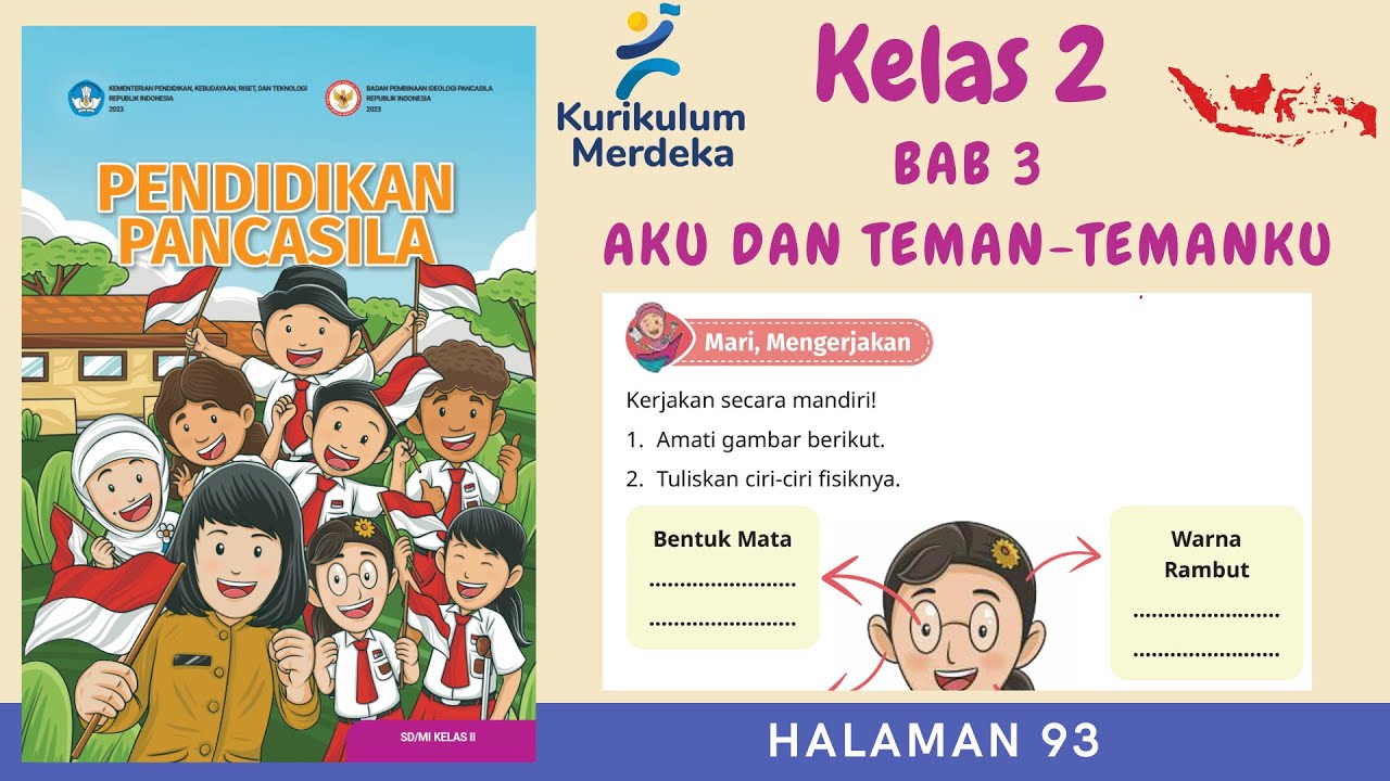 Kurikulum Merdeka Kelas 2 Pendidikan Pancasila | Bab 3 | Halaman 93