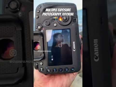 Multiple Exposure Photography tutorial #shorts #short #dslrcamera