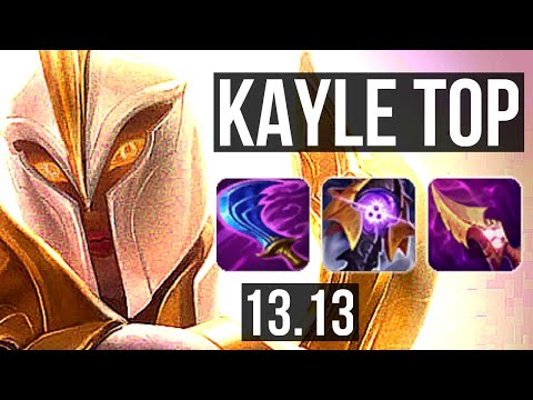 KAYLE vs GWEN (TOP) | 8 solo kills, Legendary, 600+ games, 900K mastery, 16/4/6 | KR Diamond | 13.13
