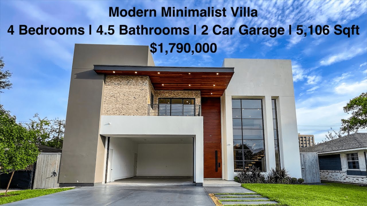 INSIDE MODERN LUXURY VILLA IN HOUSTON, TEXAS WITH POOL $1,790,000 | 5,000 + SQFT