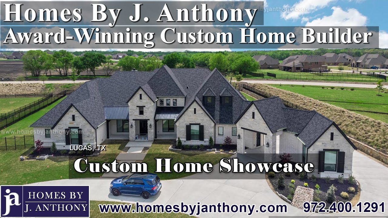 Bristol Park Lucas TX. Completed Home Showcase-Award-winning Custom Home Builder Homes By J. Anthony