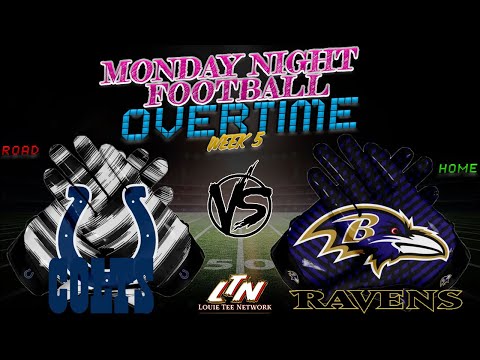 Monday Night Football OVERTIME | WEEK 5 | Colts @ Ravens | Instant Postgame Analysis LIVE!