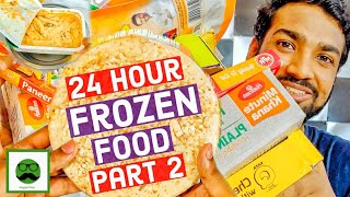 Only Ate Frozen Food for 24 Hours Food Challenge | Ready to Eat Instant Food | Veggie Paaji