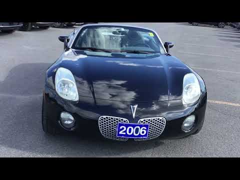 2006 Pontiac Solstice 2dr Convertible Cpe in Black for sale at Seaway Chevrolet Buick GMC Ltd in Cornwall, ON