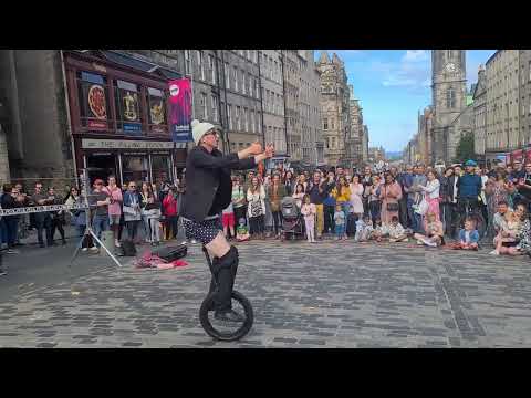 Best street performance! Edinburgh Fringe Festival - 2022 | 4k
