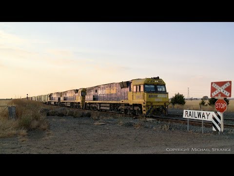 5PM5 Pacific National Freight - PoathTV Australian Trains & Railways
