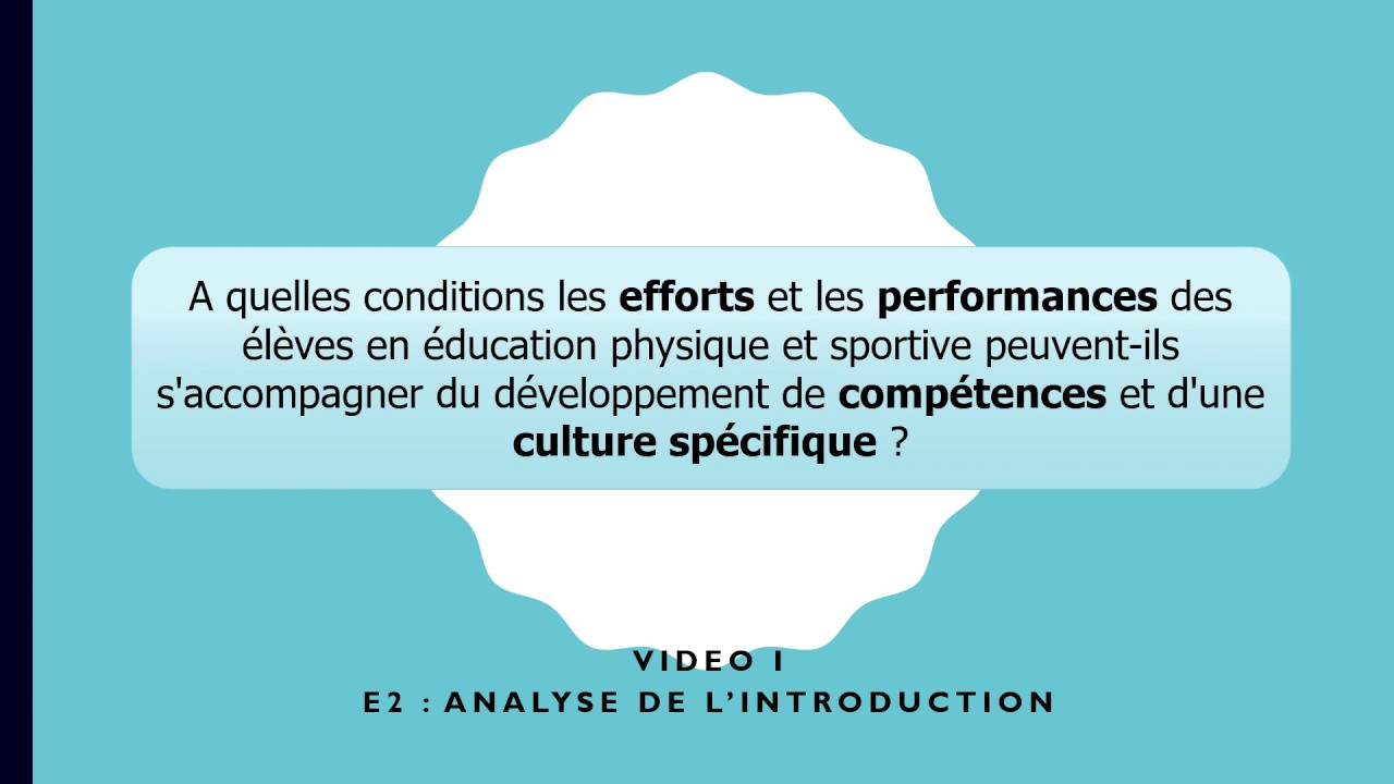 E2 - Analyse de ma copie d'agrégation - 17/20 - Introduction