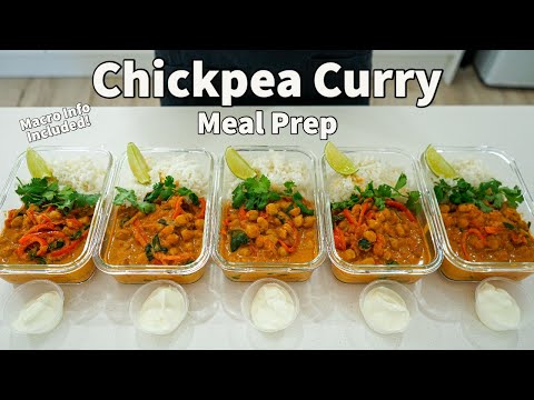 Coconut Chickpea Curry Meal Prep | Episode 5