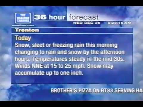 TWC WeatherSTAR XL   12 25 2002   8 28am EST