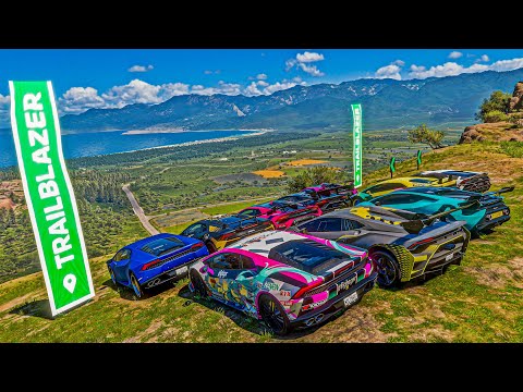 First Video on the Channel - Hill without BRAKES only in Lamborghini Huracan - Forza Horizon 5 (ff)