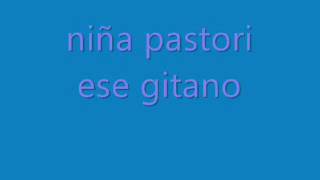niña pastori ese gitano
