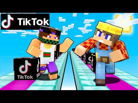 FINISCE L'AMICIZIA - CORSA CON I LUCKYBLOCK di TIKTOK su MINECRAFT