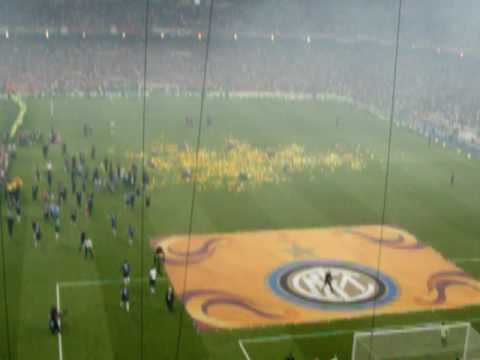 finale champions league madrid 22/5/2010  bayern inter 0-2