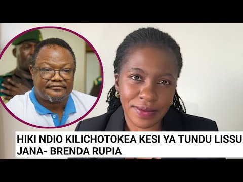 SIKIA CHADEMA WATOA UFAFANUZI KILICHOTOKEA KESI YA TUNDU LISSU JANA MAHAKAMANI.