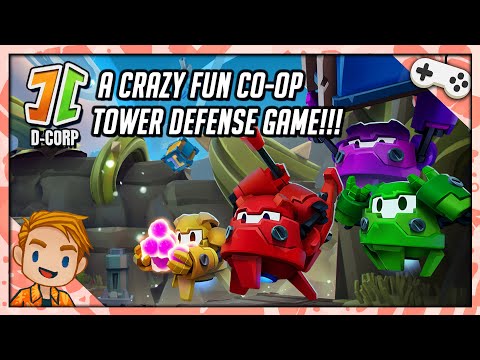 A CRAZY FUN CO-OP TOWER DEFENSE GAME!!! | Let's Play D-Corp | PC Gameplay