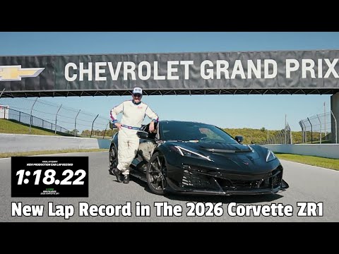 The Magician of Mosport, Ron Fellows, Set a New Lap Record in The 2026 Corvette ZR1. Time : 1:18.2.