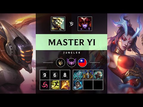 Master Yi Jungle vs Shyvana - TW Master Patch 25.08