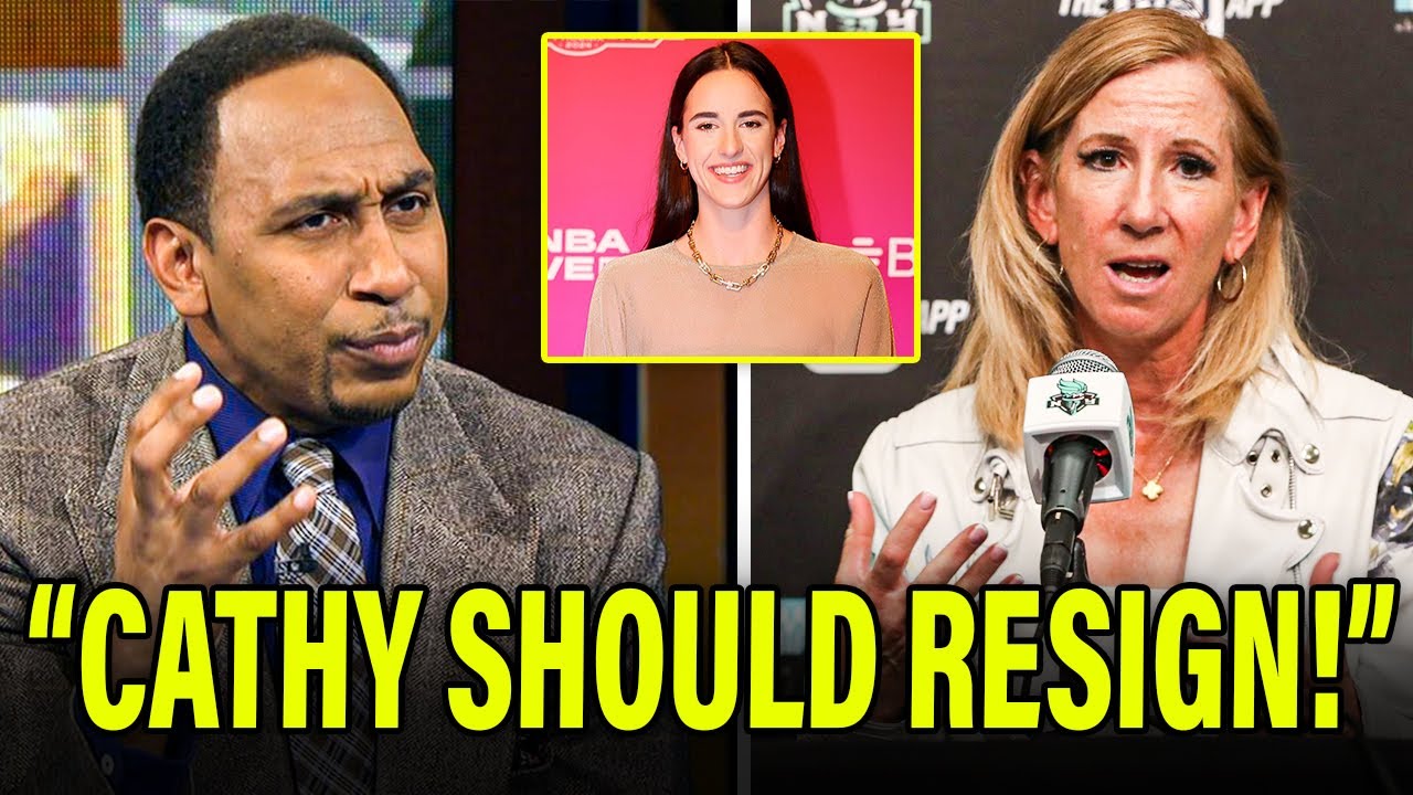 Stephen A Smith PUTS Cathy Engelbert IN HER PLACE For Ignoring Caitlin Clark All Season