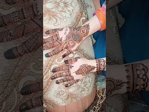 Stylish Mehndi Design❤️✨#youtubeshorts #mehndidesign #mehndi #shorts #trending #viral