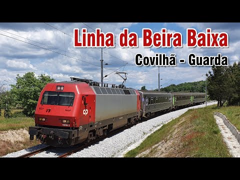 Intercity, Regional and Medway trains on the Covilhã - Guarda line