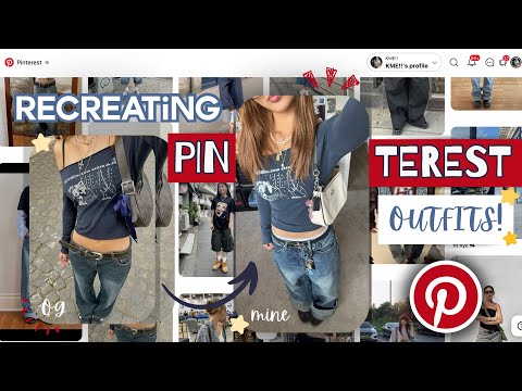 ⭐️ PINTEREST—Inspired Outfits 💌 thrifted + from my closet ✧❀•