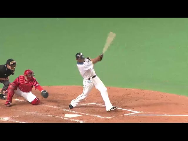 【4回裏】痛烈先制打!! ファイターズ・中田が左中間を破るタイムリー2ベース!! 2015/3/17 F-C