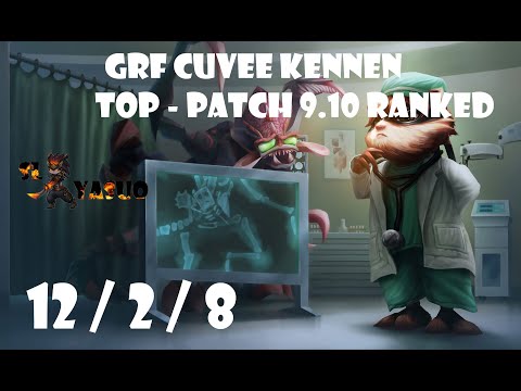 League of Legends | Gen CuVee KENNEN Highlights | Top - Patch 9.10 Ranked