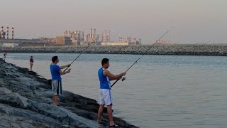 preview picture of video 'Jumeirah Beach Residence Fishing 2014 SJ4000 Dubai'