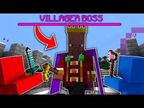 Minecraft, But There's Custom Bosses...