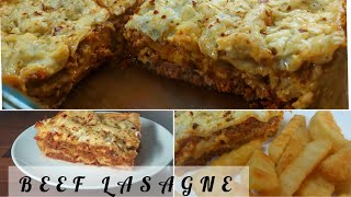 Melt in the mouth Beef Lasagne | delicious lasagna recipe | simple & easy comfort food | Yum.