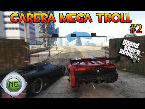 CARRERA MEGA TROLL - GTA V ONLINE - SERIES - FUNNY MOMENTS