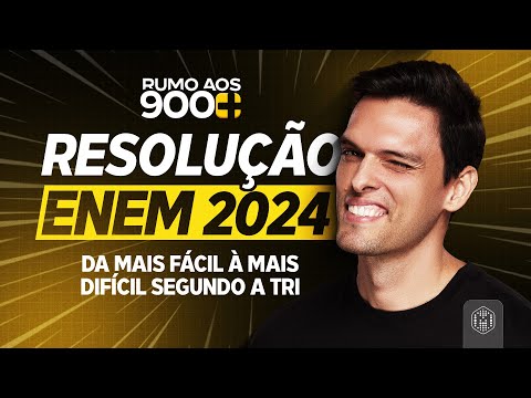 Resolução das 45 questões de Matemática do ENEM 2024 | Rumo aos 900+ | Semana de Aquecimento