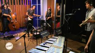 Calexico and Gaby Moreno performing "Cumbia de Donde" Live on KCRW