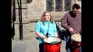 Percussion playing Durham City