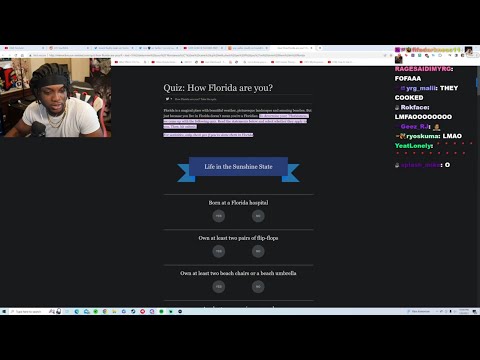 YourRAGE Takes An How Florida Are You Quiz!